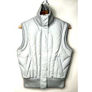 Tommy Hilfiger Womens Vest Down Filled Y2K Vintage Full Zip Gilet Blue X-Small